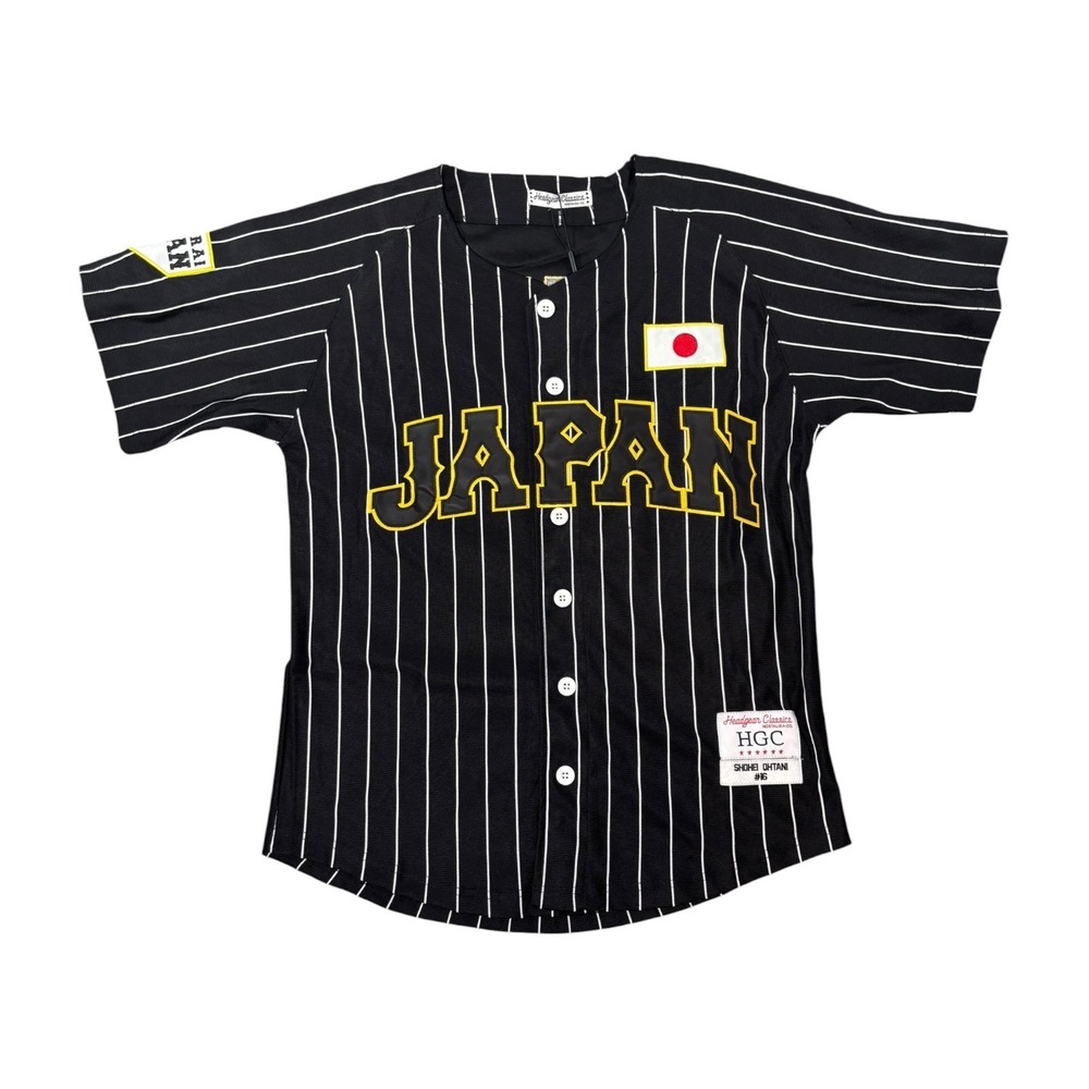 Headgear Classics Jersey Mens S Black Japan National Baseball Shohei Ohtani #16